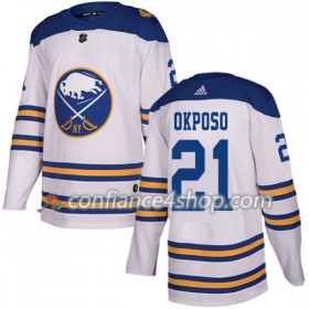 Adidas Maillot de Hockey Buffalo Sabres Kyle Okposo 21 2018 Winter Classic Blanc Authentic - Homme